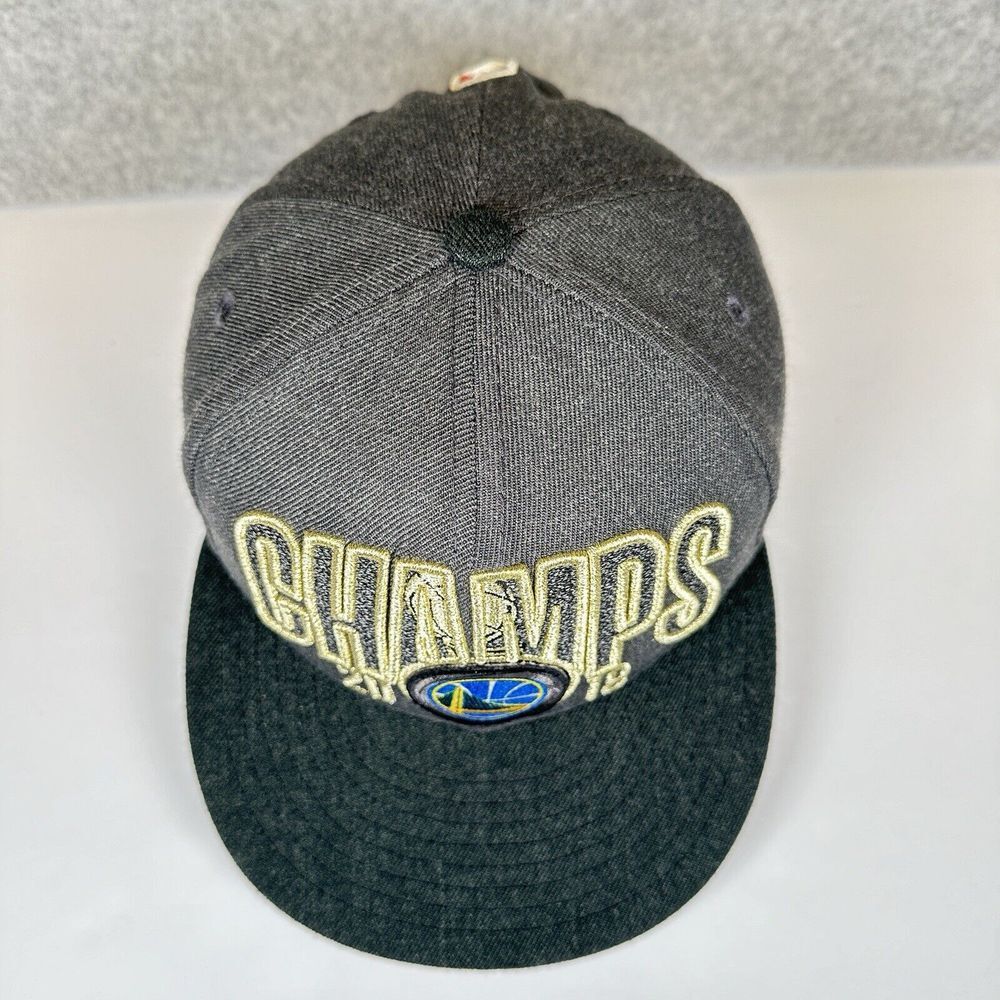 Golden State Warriors New Era 9Fifty Champs 2018 Mens Cap Hat Snapback Gray NBA - Picture 5 of 9